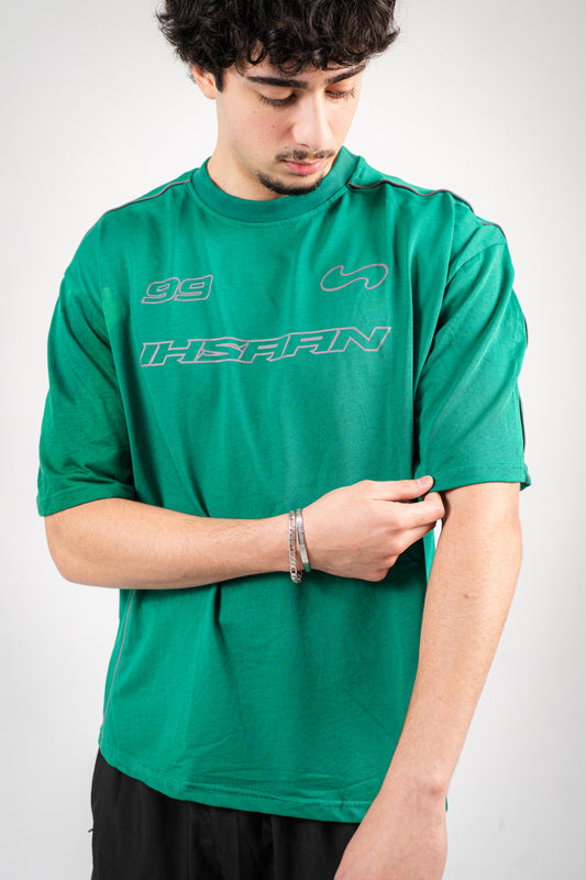 Essential Oversized Tee (Forest Green)