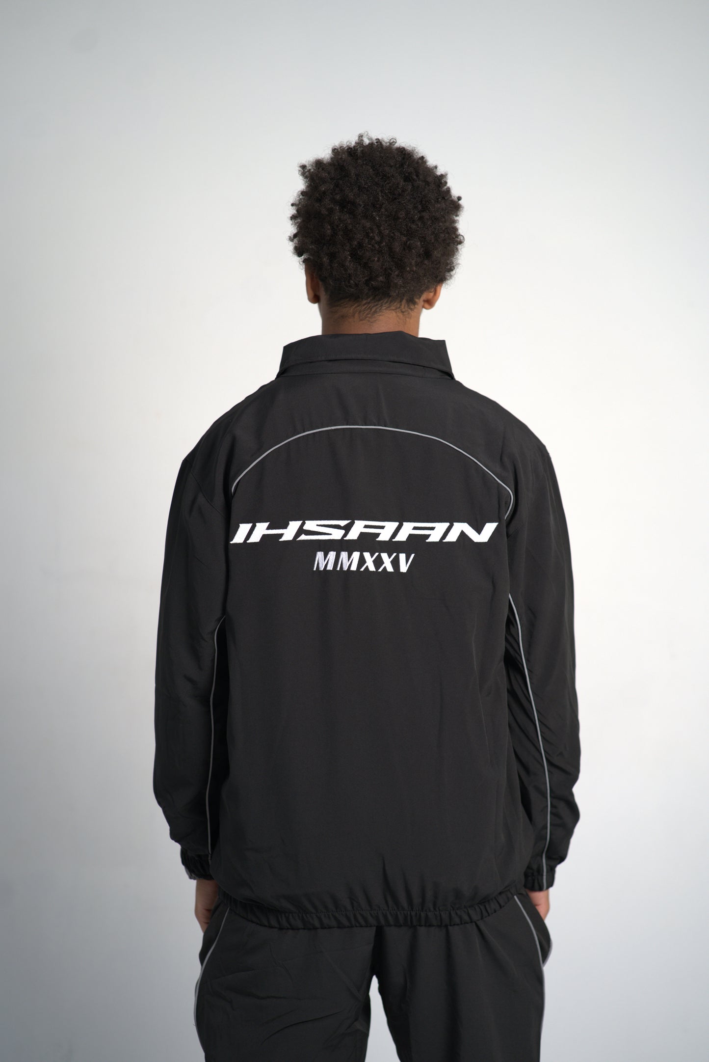 Midnight Black Track Jacket