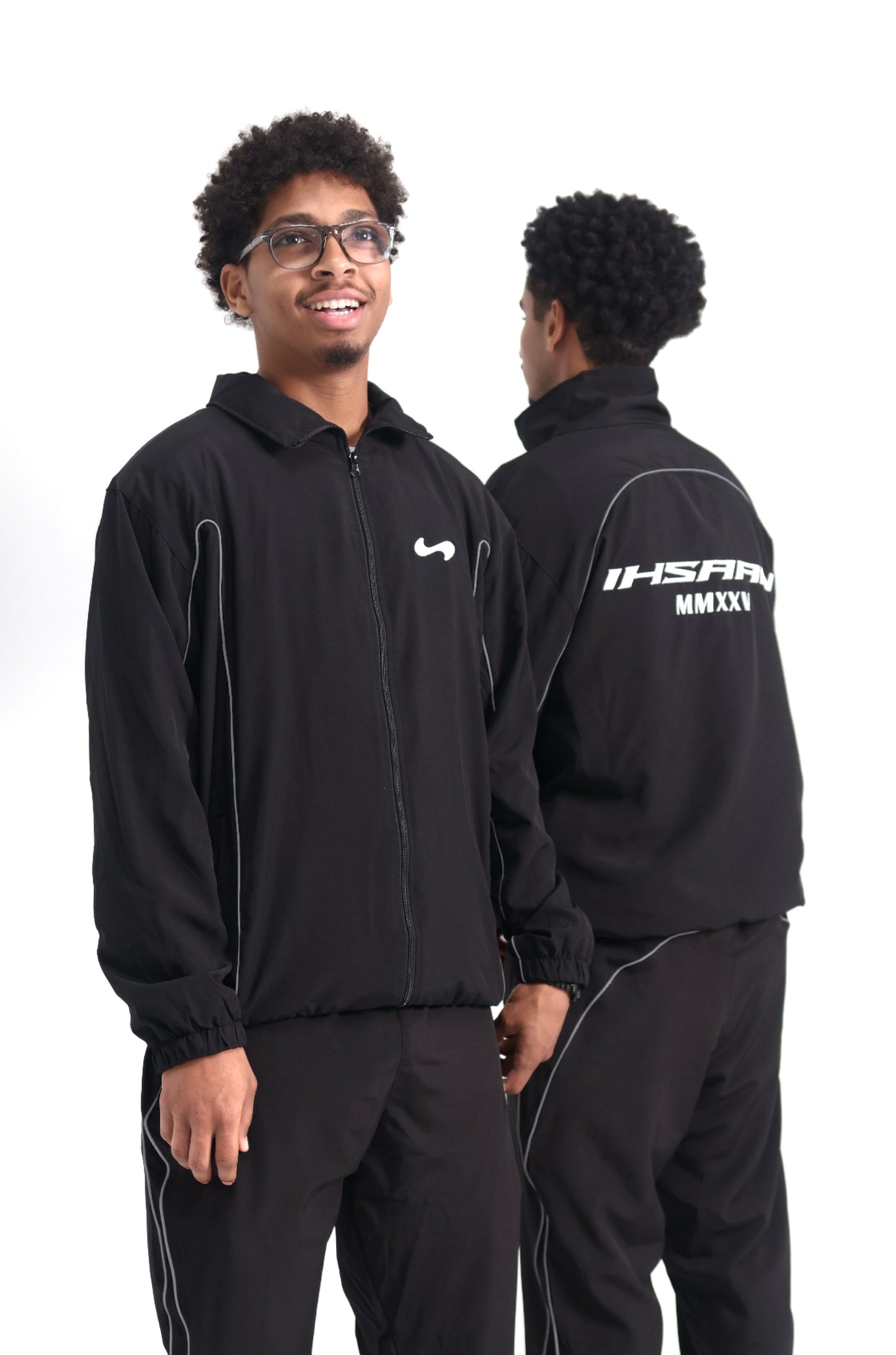 Midnight Black Track Jacket