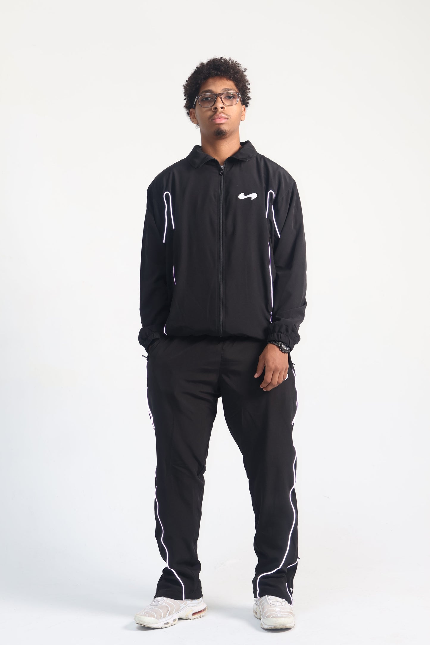 Midnight Black Track Pants