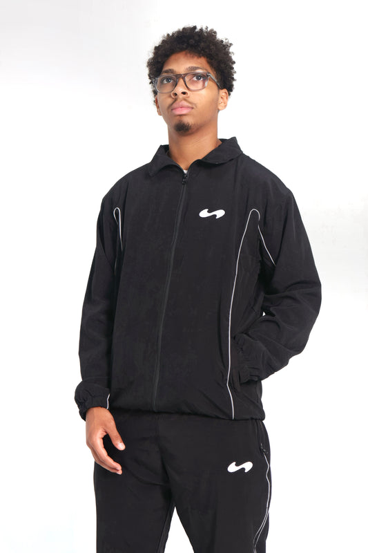 Midnight Black Track Jacket