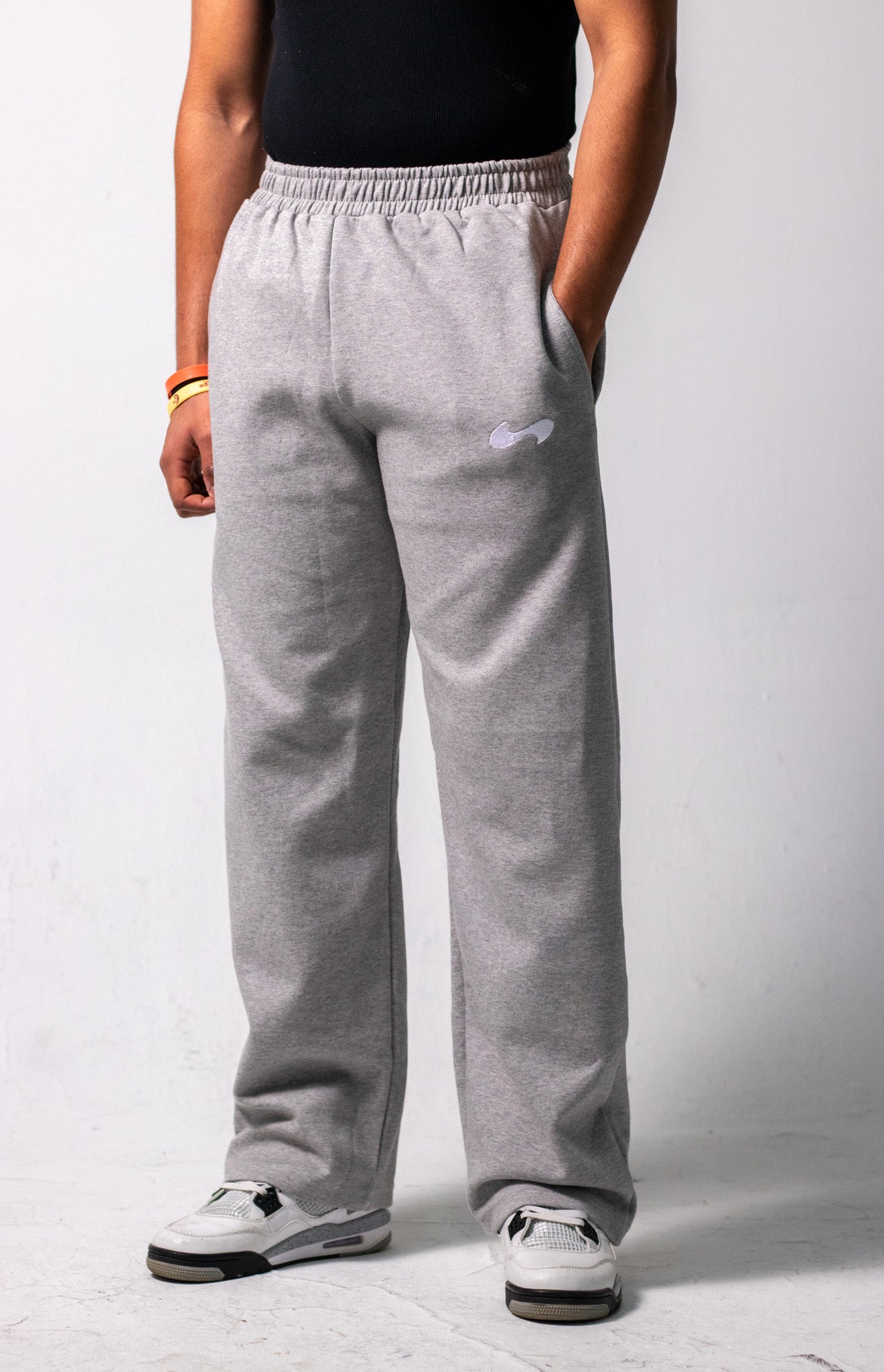 Relaxed Fit Sweatpants (Gray)